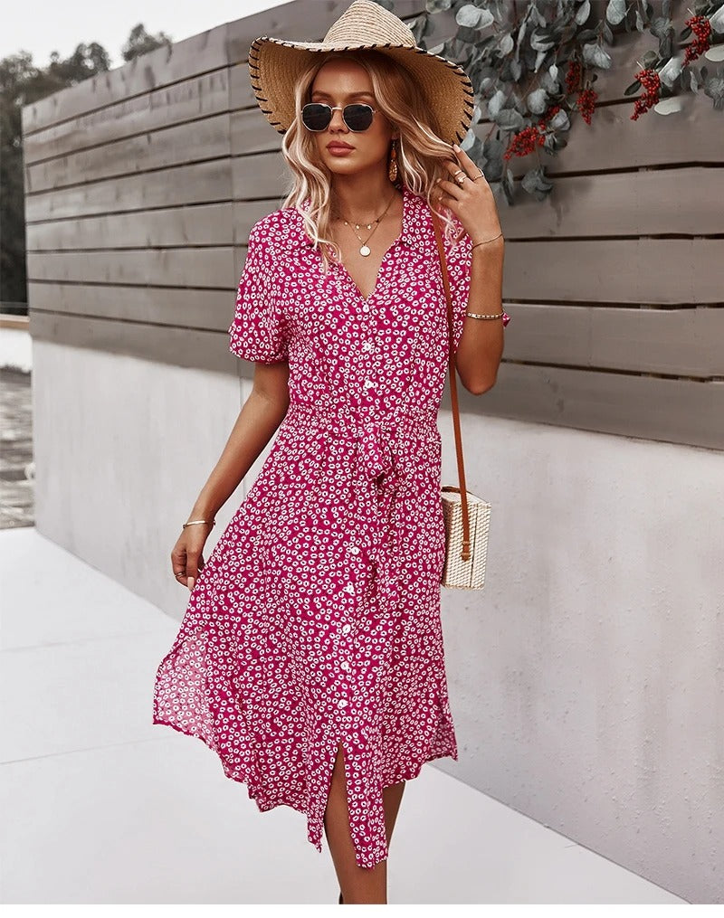 Levoire | Robe À Motif Floral Pour L'Été