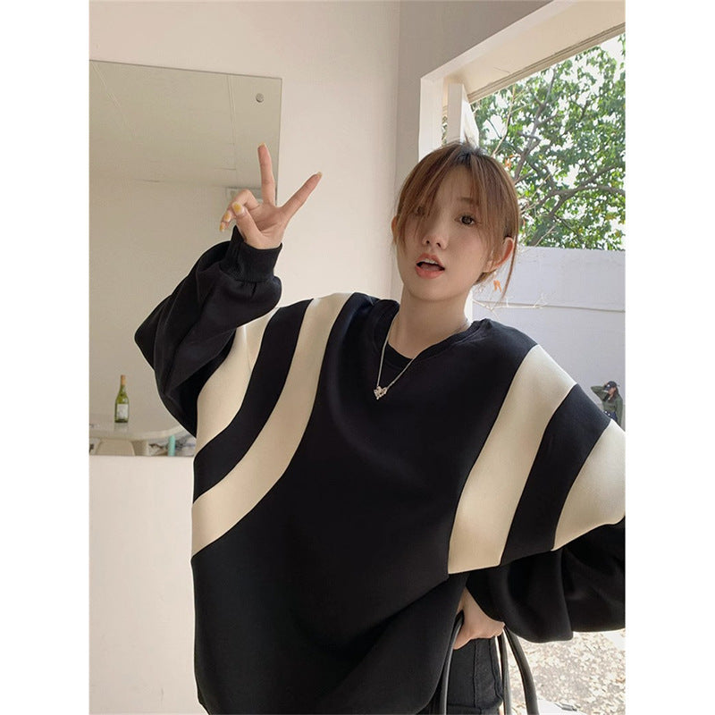 Levoire | Pull Femme Avec Contraste De Couleur