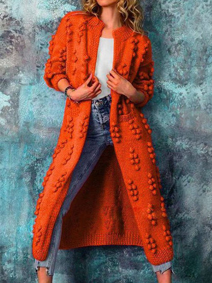 Levoire | Jupes Tricotées Mi-Mollet Pour Femmes Orange