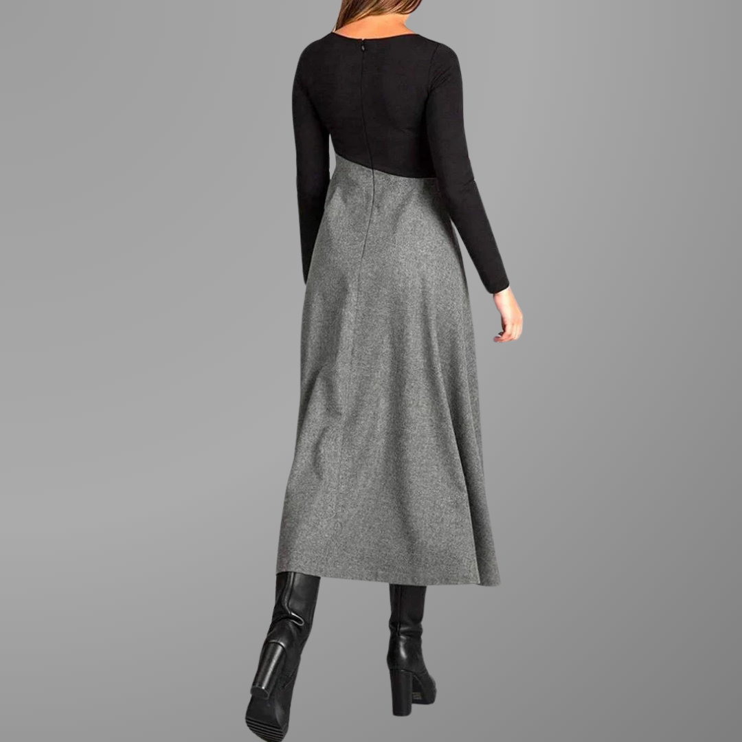 Levoire | Robe Maxi Élégante À Manches Longues