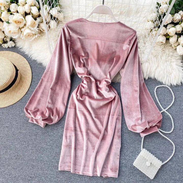Levoire | Robe plissée sexy sur les hanches