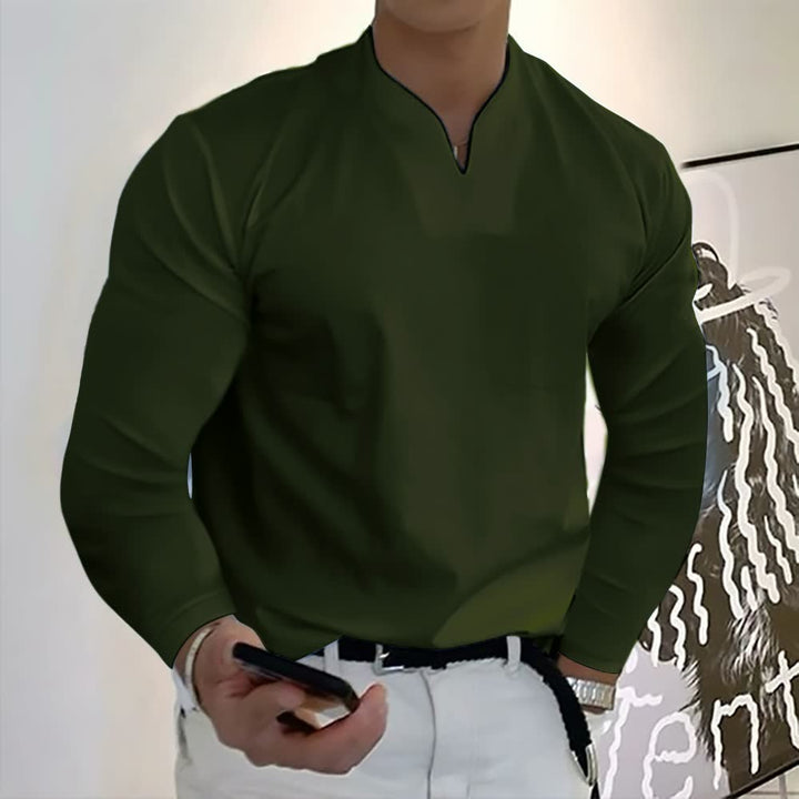 Levoire | Chemise élégante pour hommes vert olive