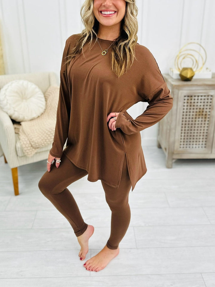 Levoire | Ensemble de loungewear à manches longues Braun
