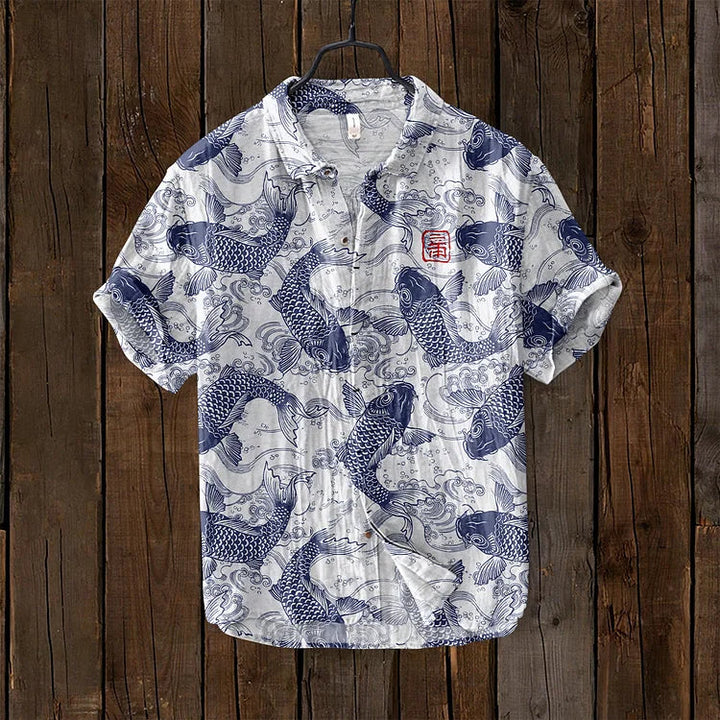 Levoire | Pêche Art Chemise Bleu