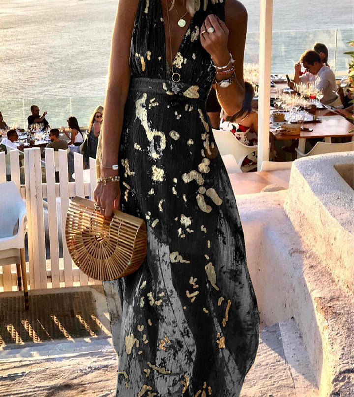 Levoire | Robe fluide élégante simple Noir