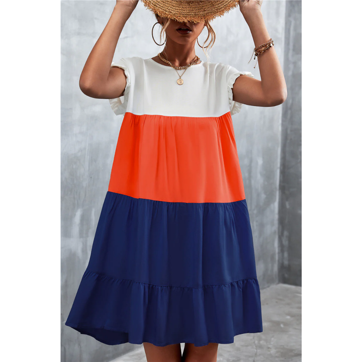 Levoire | Robe d'été mini pour femmes Bleu foncé
