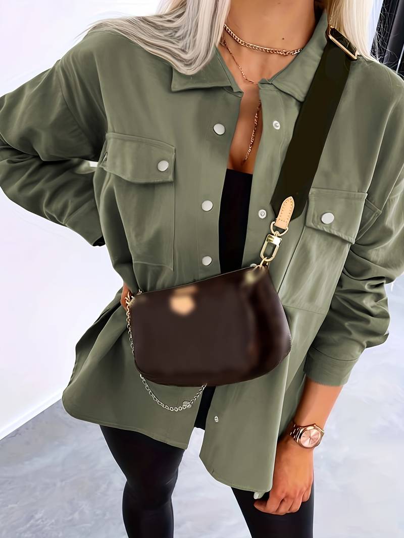 Levoire | Olive Vert T-Shirt Décontracté