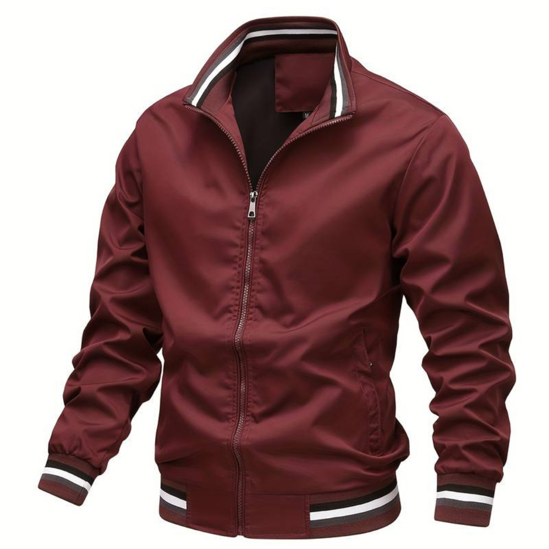 Levoire | Veste Sportive Zippée Pour Homme Bordeauxrot