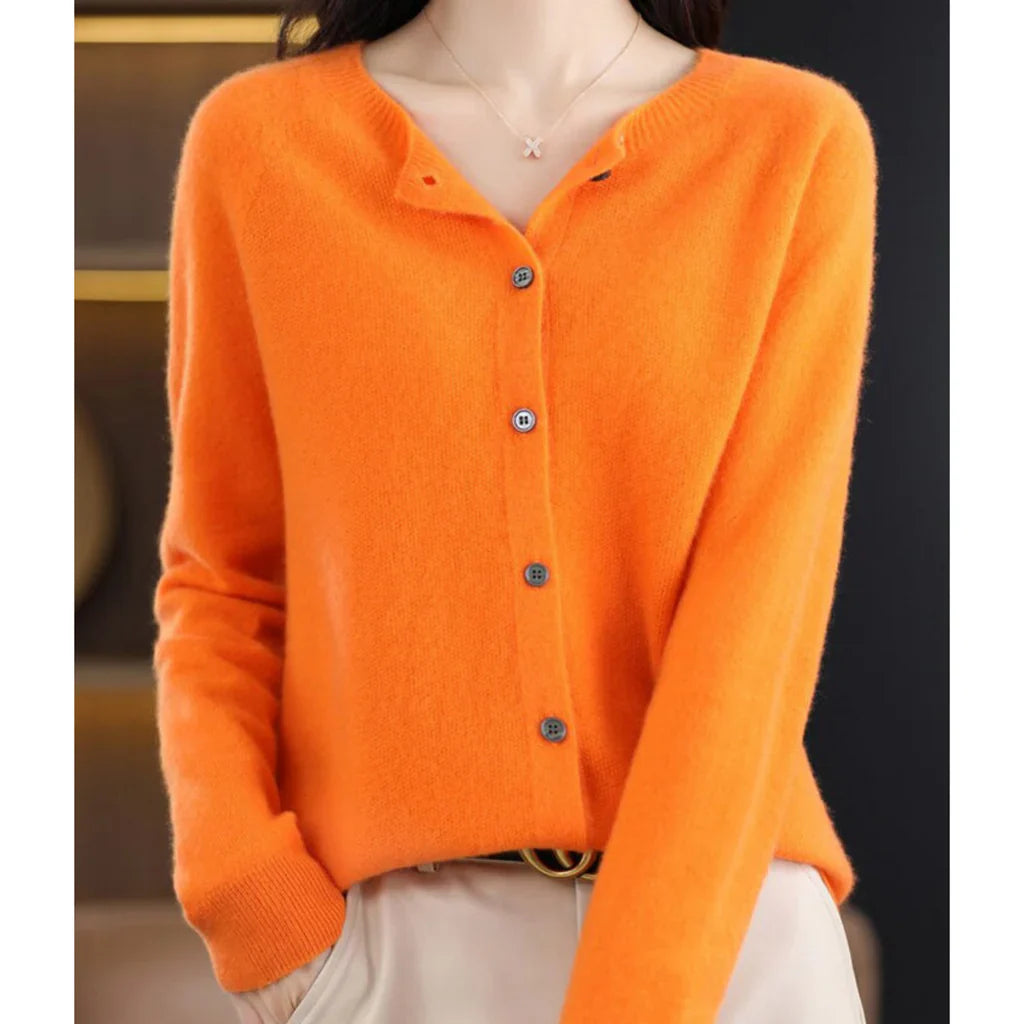 Levoire | Veste En Laine Pour Femmes Orange