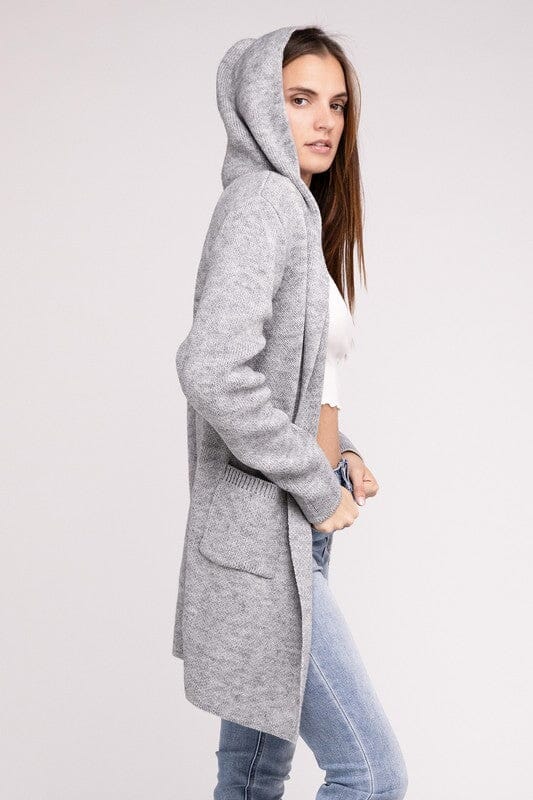 Levoire | Pull À Capuche Pour Homme À L'Avant Ouvert Cardigan