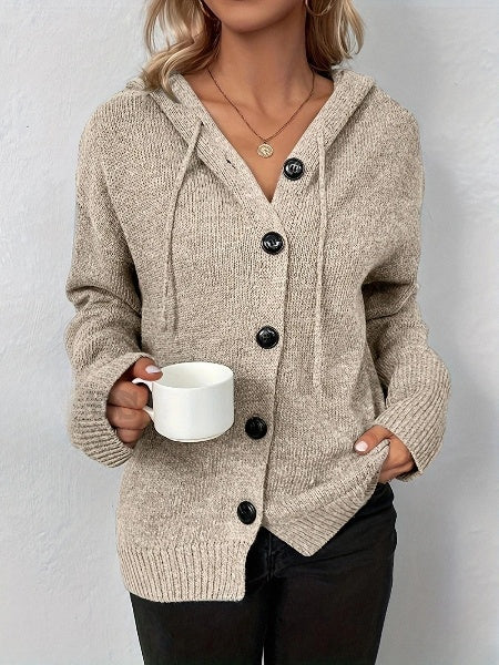 Levoire | Vêtements Grande Taille Gilet Avec Manches Longues Pour Femmes Abricot