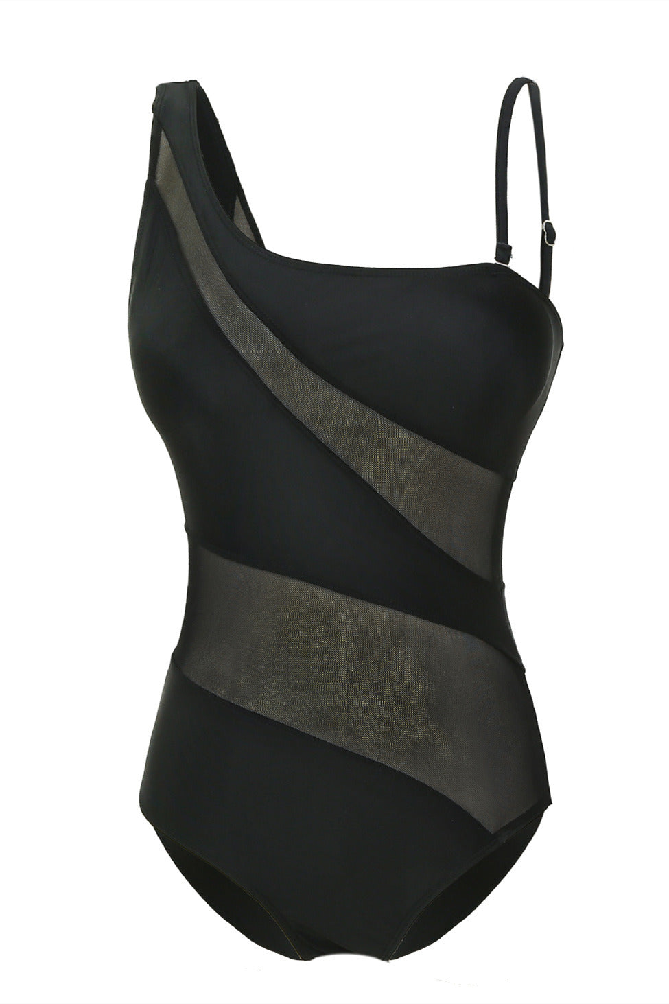 Levoire | Maillot de bain une épaule en mesh