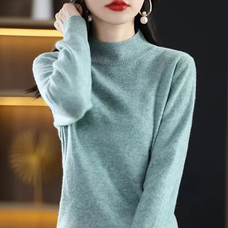 Levoire | Cachemire Pull Femme Col Haut, Doux & Design Intemporel Heltturkoos