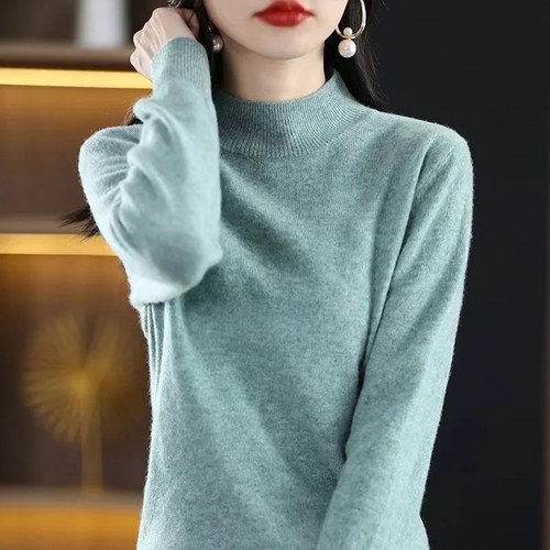 Levoire | Cachemire Pull Femme Col Haut, Doux & Design Intemporel