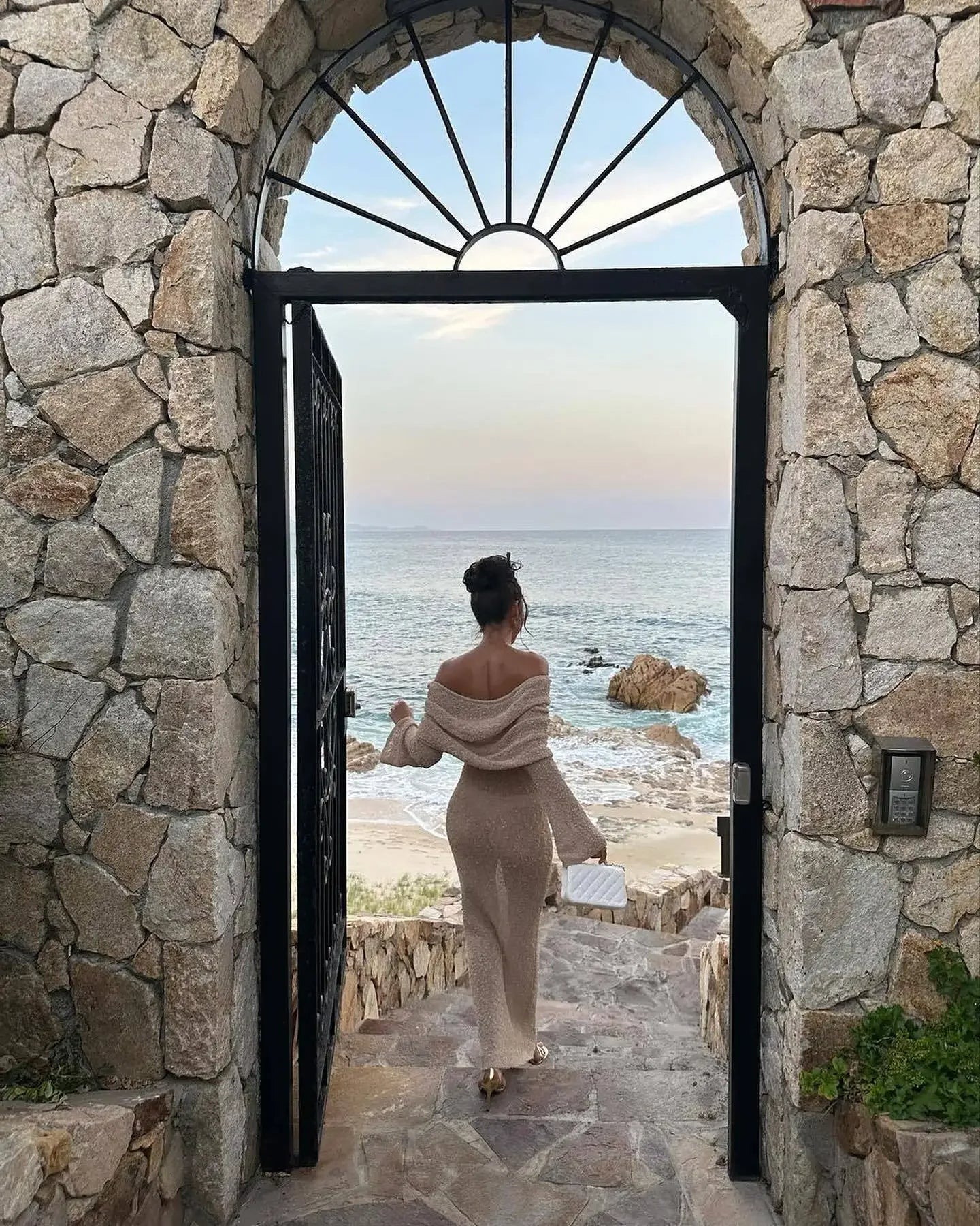 Levoire | Robe Maxi À Épaules Dénudées