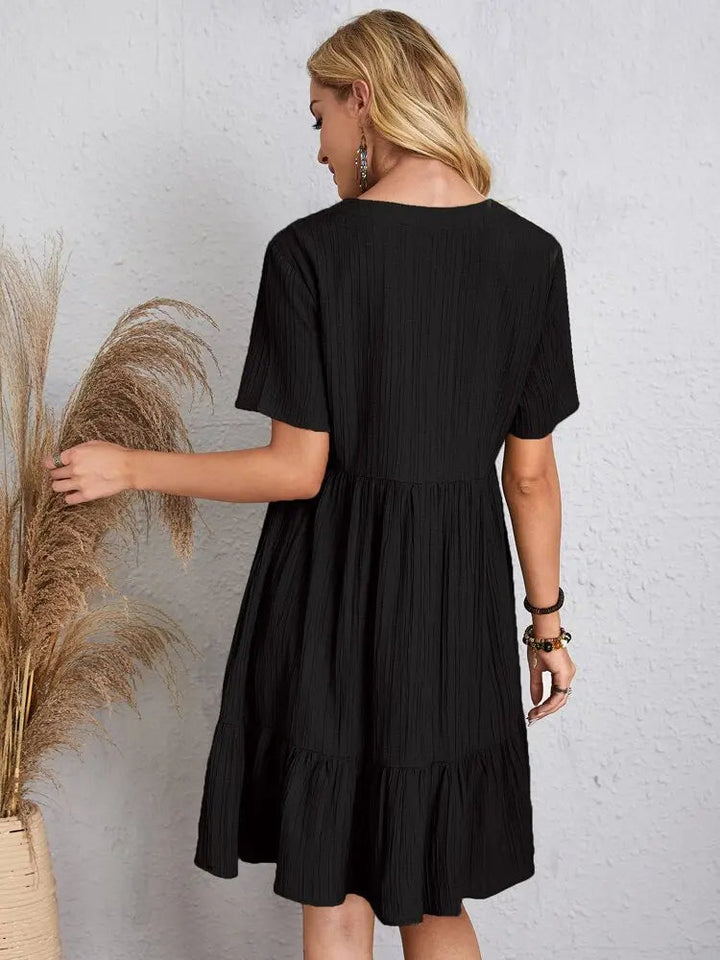 Levoire | Robe D'Été Stylée À Décolleté En V