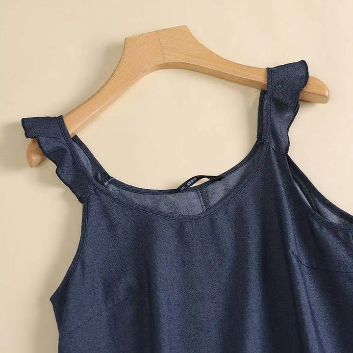 Levoire | Robe Bohème En Denim Pour Femmes