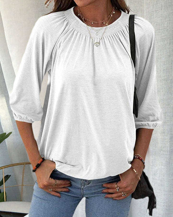 Levoire | Élégant pull en coton Blanc
