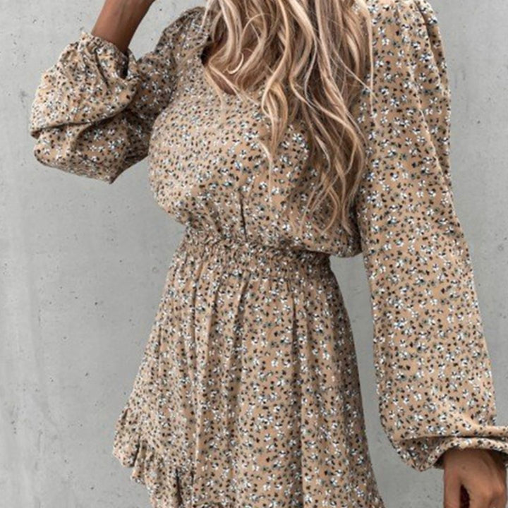 Levoire | Patrón De Corte Élégant Robe De Printemps Pour Femmes Beige