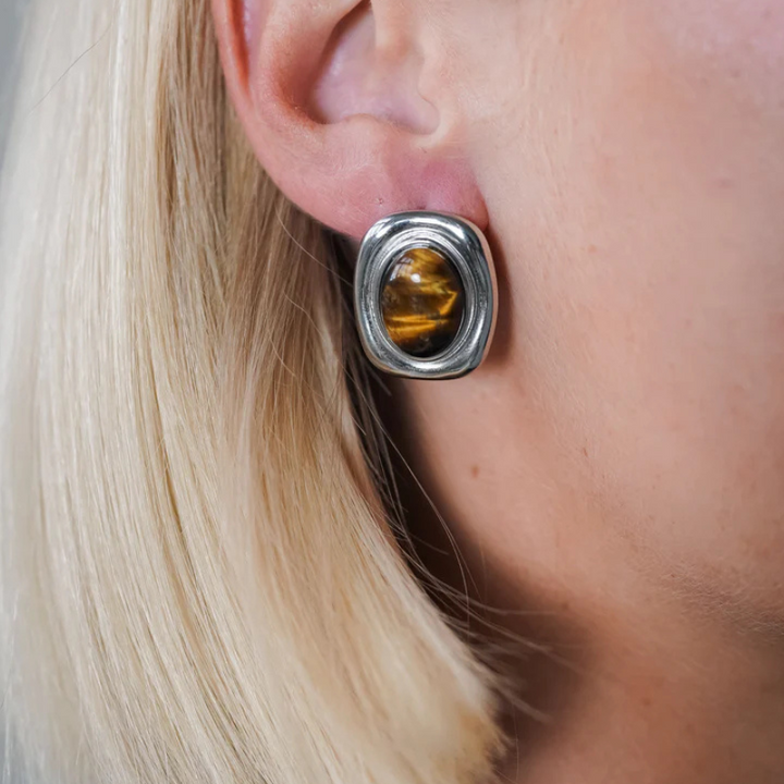Levoire | Boucles D'Oreilles Viininkorjuu En Pierre Précieuse