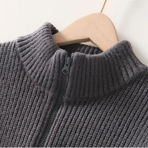 Levoire | Pull Long Manches Chaud Avec Fermeture Éclair