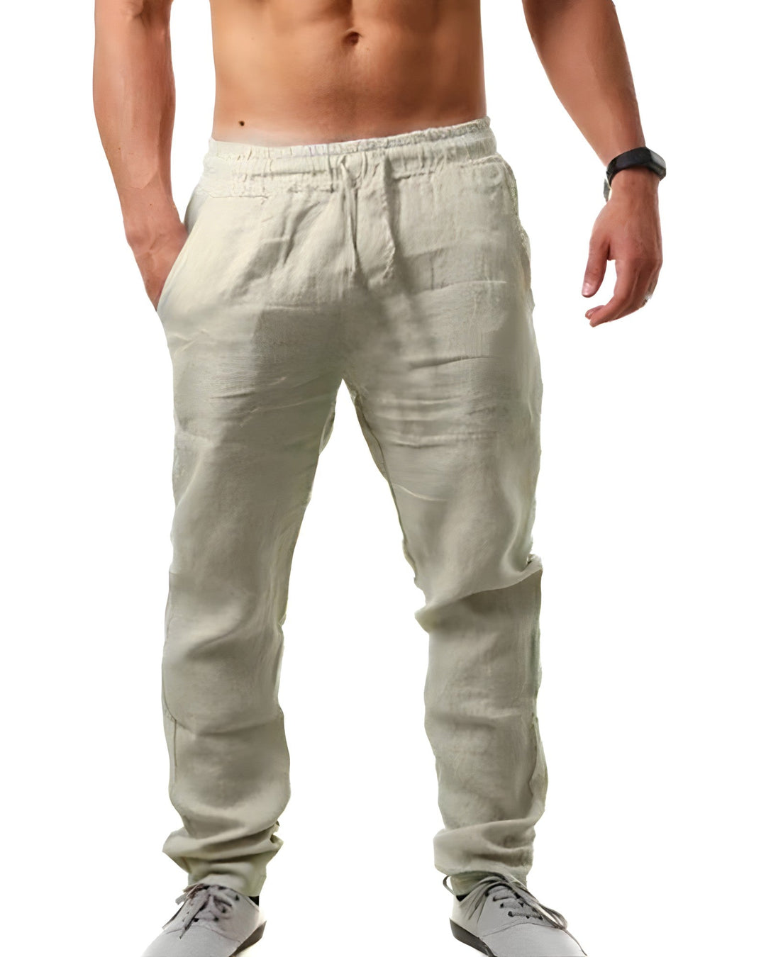 Levoire | Location De Pantalons En Toile Kaki clair