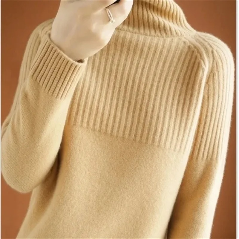 Levoire | Chemisier Femme Col Montant Plissé Accent Doux Et Chaud Chemisier Col Montant Femme Jaune