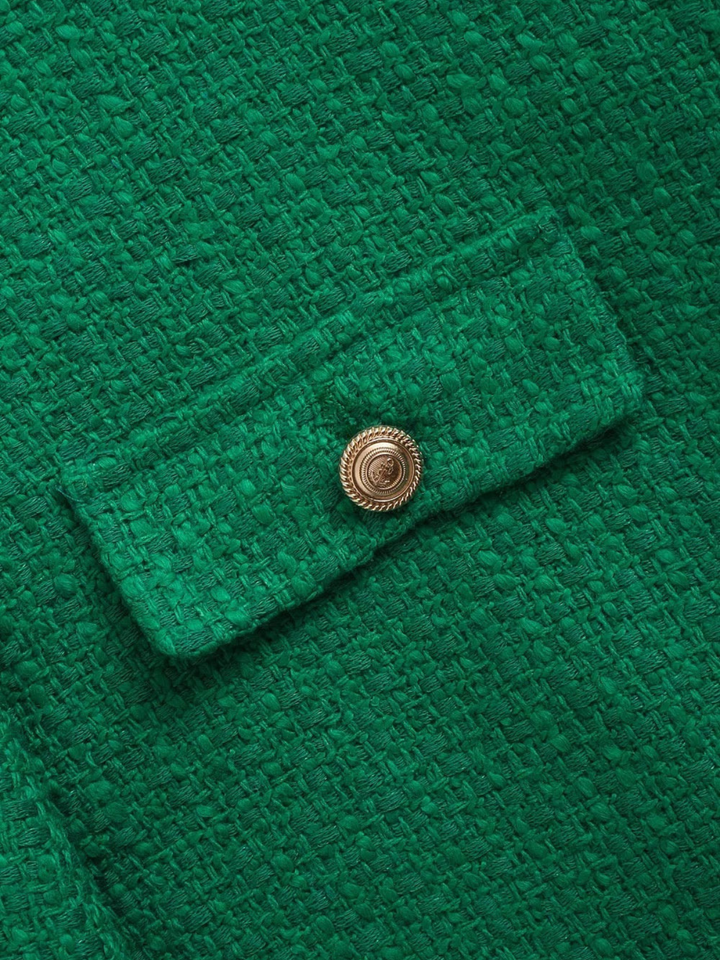 Levoire | Élégant Cardigan Vert Éthéré