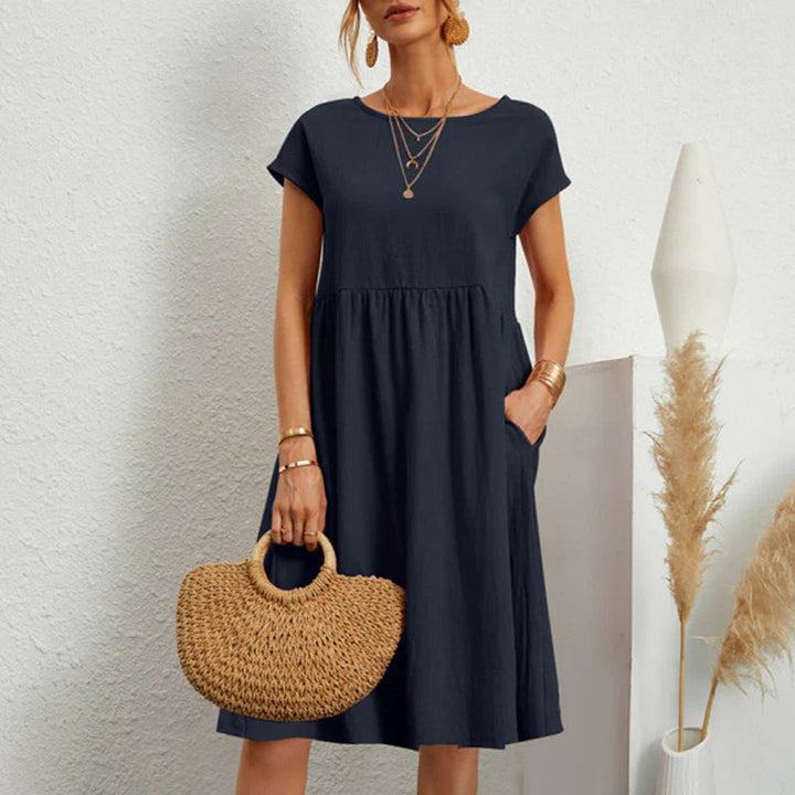 Levoire | Robe Aérienne Fr Été Bleu foncé