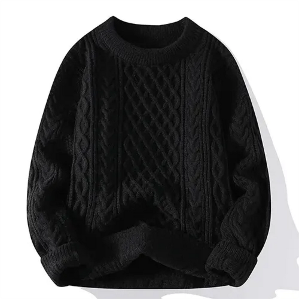 Levoire | Pull homme chaud Noir