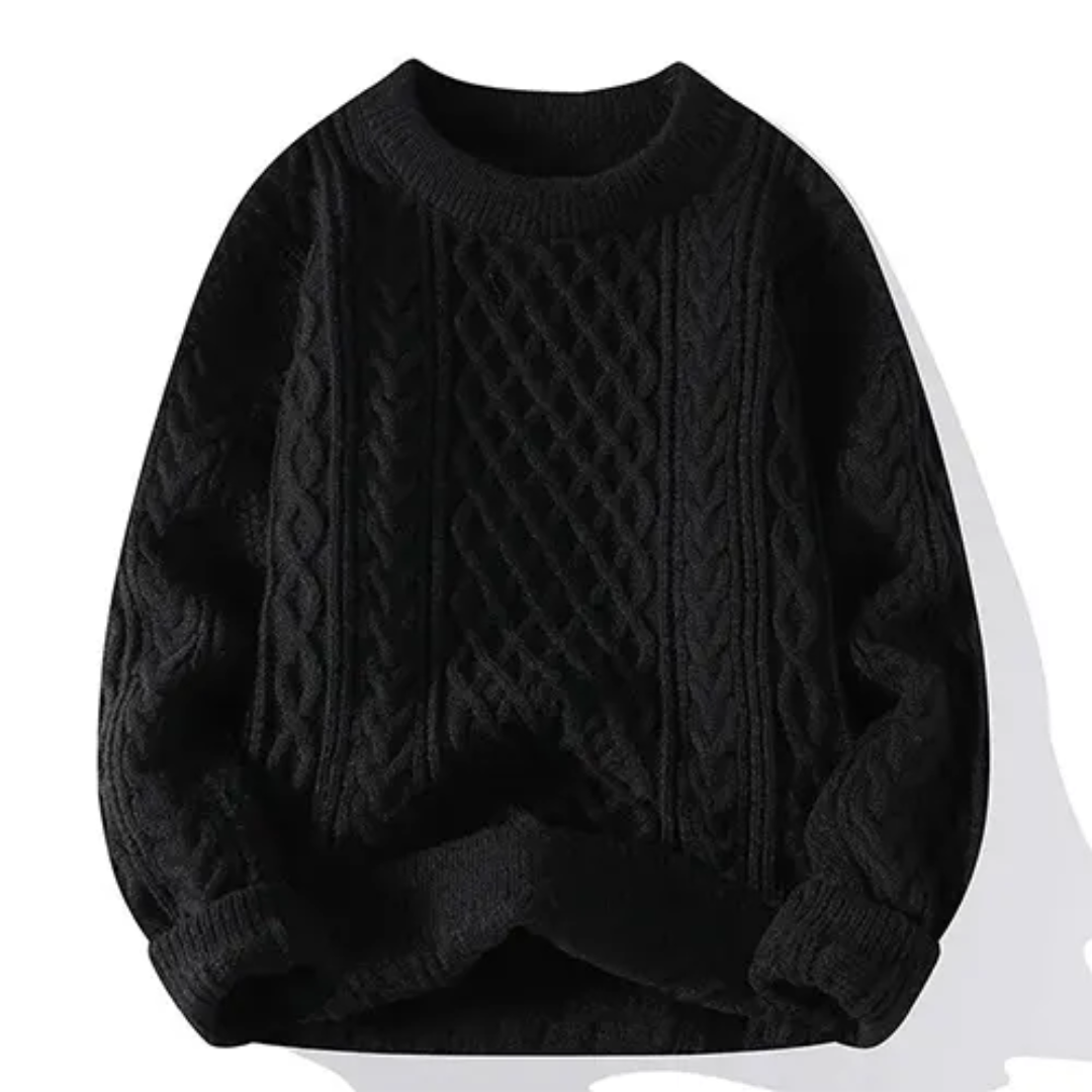 Levoire | Pull homme chaud Noir