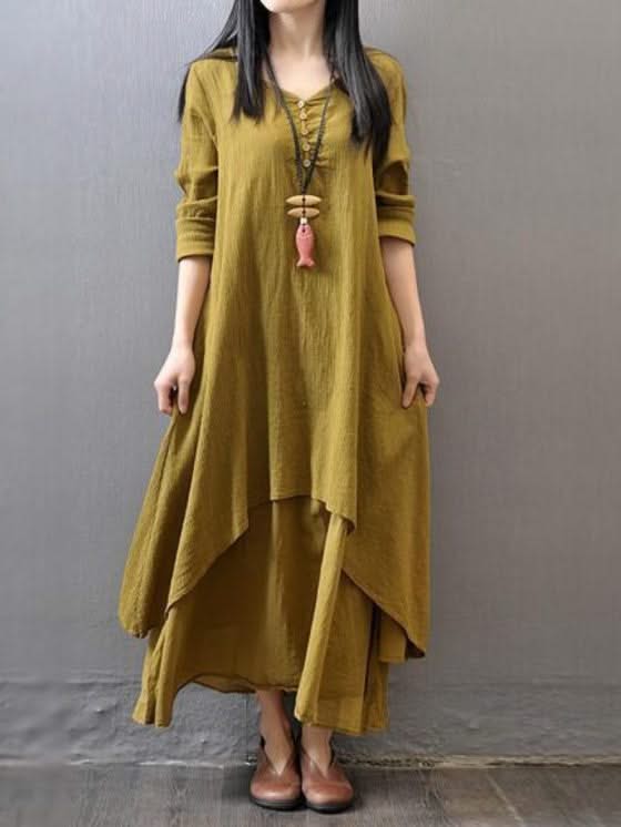 Levoire | Élégant Tissu En Faux Lin Jaune