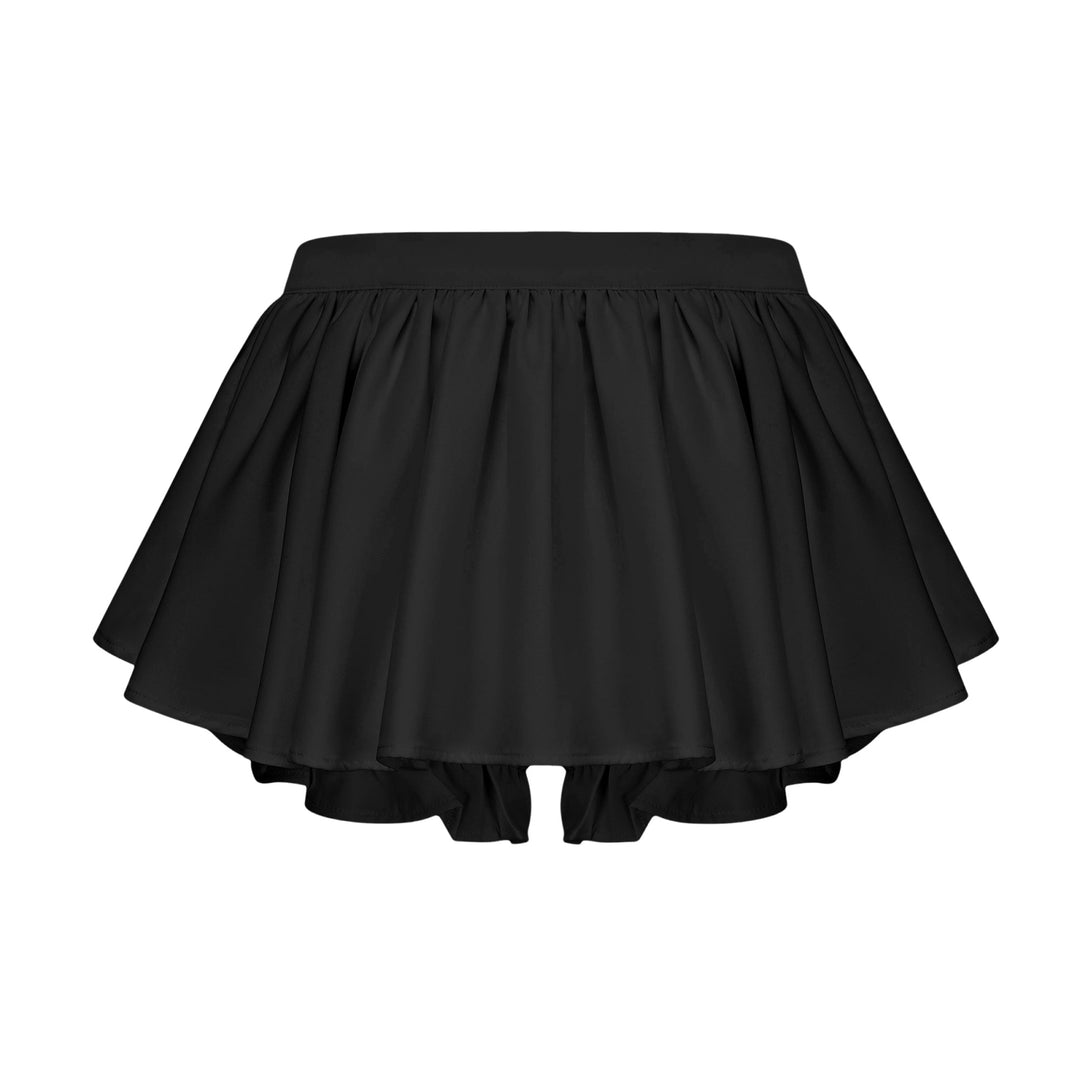 Levoire | Blouse Et Jupe En Tulle Asymétrique Ensemble Coordonné Noir