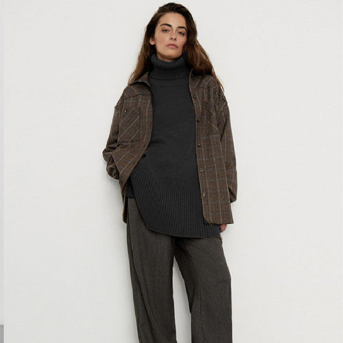 Levoire | Pull-Over En Cachemire Pour Femmes En Tissus Unis D'Automne