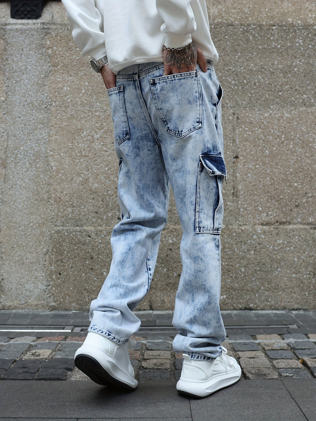 Levoire | Pantalons Baggy Avec Poches À Rabat
