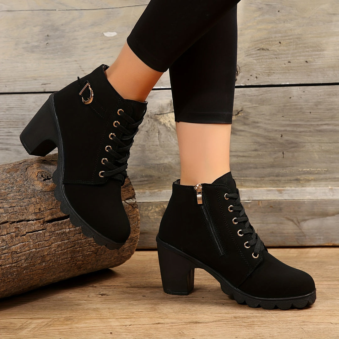 Levoire | Bottes À Talons Hauts Orthopédiques Noir