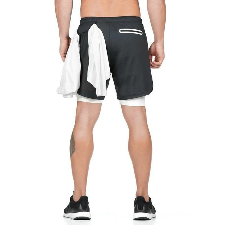 Levoire | Vêtements De Sport Shorts Courts Pour Hommes Noir