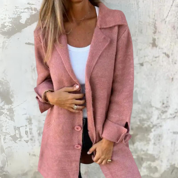 Levoire | Manteau Long Confortable Et Agréable Rosa