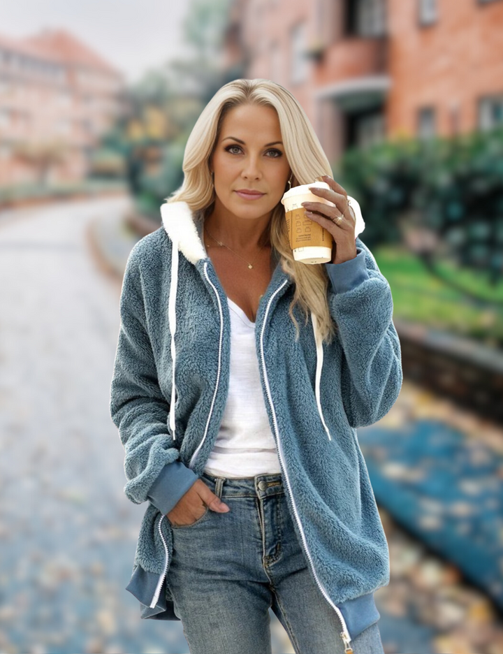 Levoire | Veste En Polaire Confortable Pour Femmes Bleu