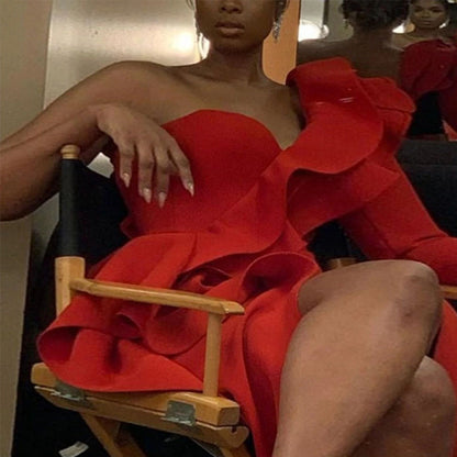 Levoire | Robe de soirée élégante asymétrique