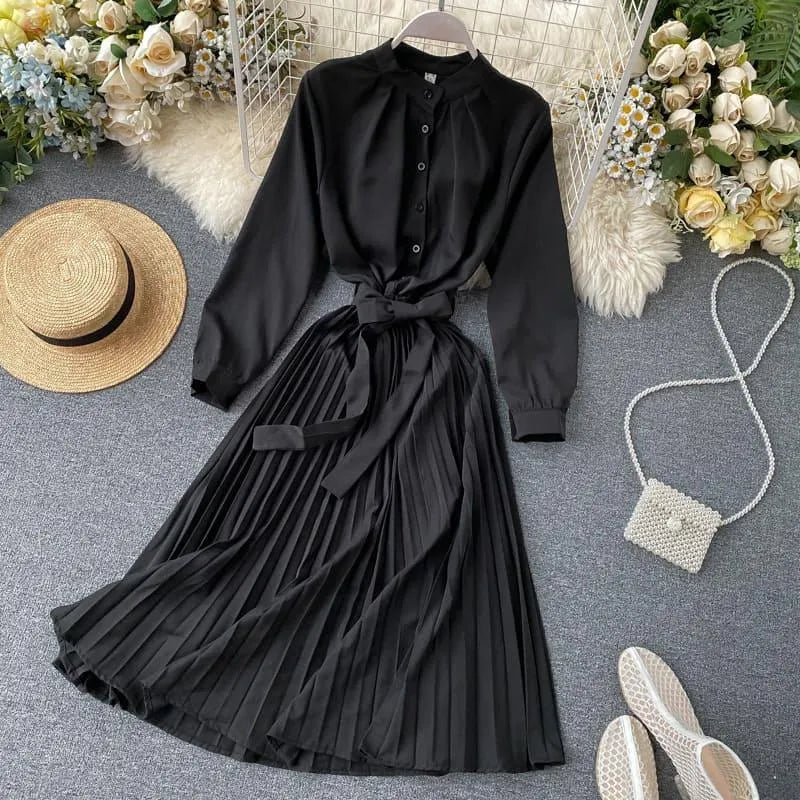 Levoire | Robe ajustée avec col montant Noir Une taille