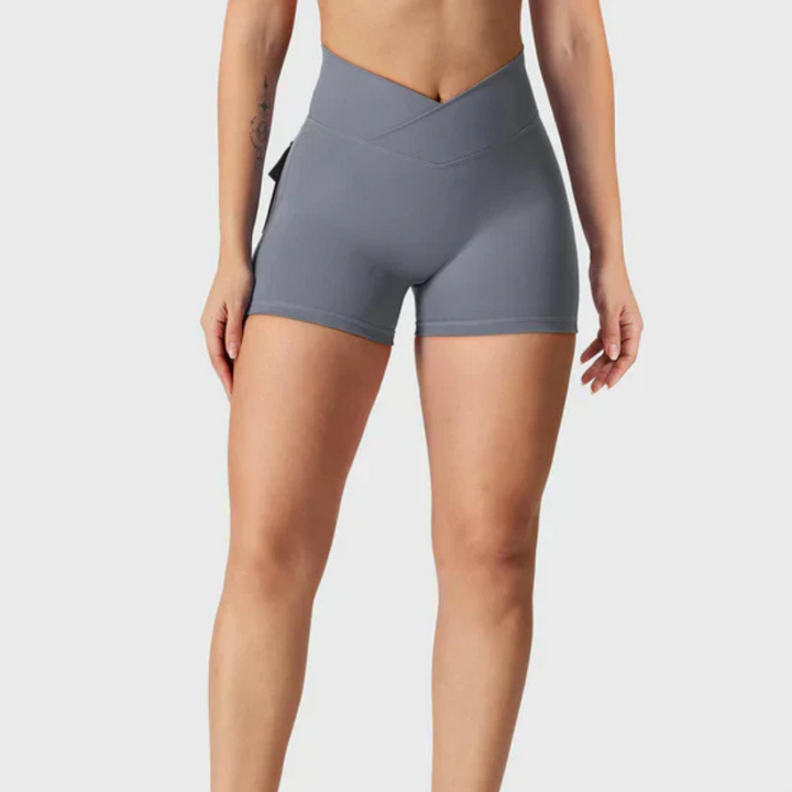 Levoire | Scrunch Fit Shorts De Sport Pour Une Silhouette Parfaite Gris