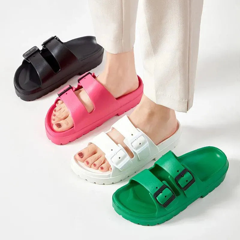 Levoire | Chaussures élégantes à double boucle - Confort et style pour l'été !