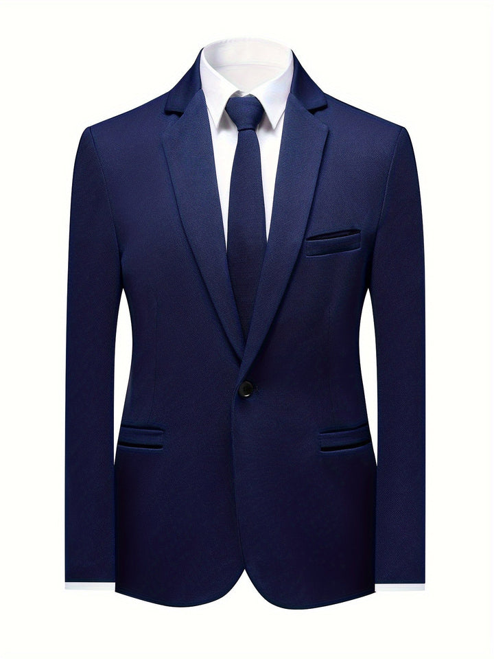 Levoire | Veste De Costume Pour Homme Unie & Cravate Merimustan