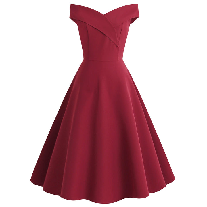 Levoire | Robe de cocktail vintage chic Rouge