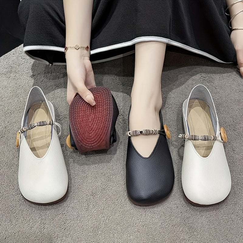 Levoire | Chaussons Confortables Femmes Avec Fermeture À Bouton