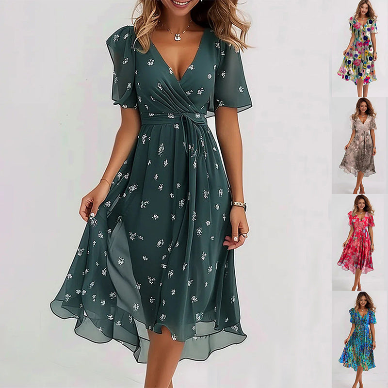 Levoire | Eloisa Abstrait Midi-Robe