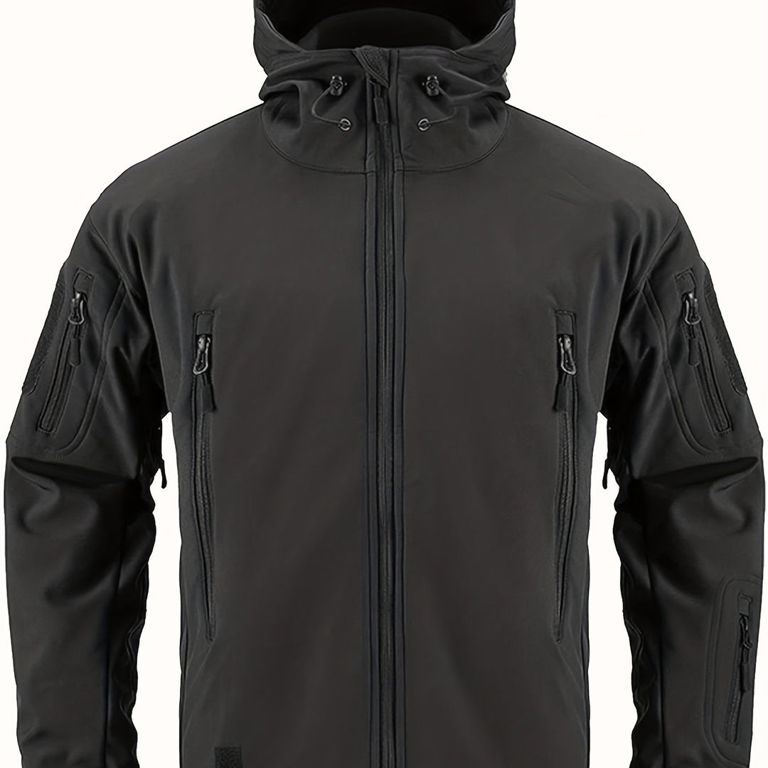Levoire | Veste Imperméable Pour Homme Avec Capuche Et Poches Zippées