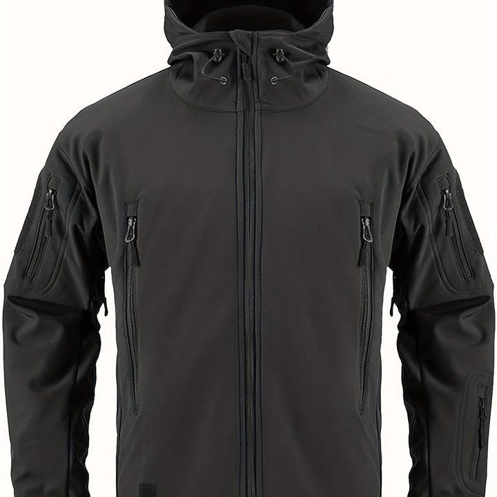 Levoire | Veste Imperméable Pour Homme Avec Capuche Et Poches Zippées