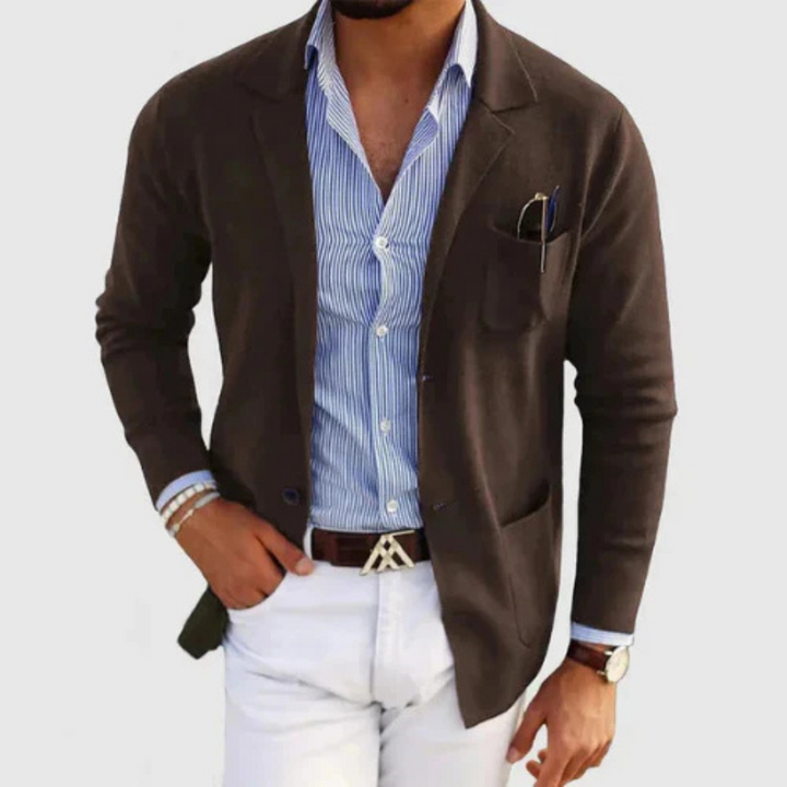 Levoire | Blazer Boutonné Chaud Braun